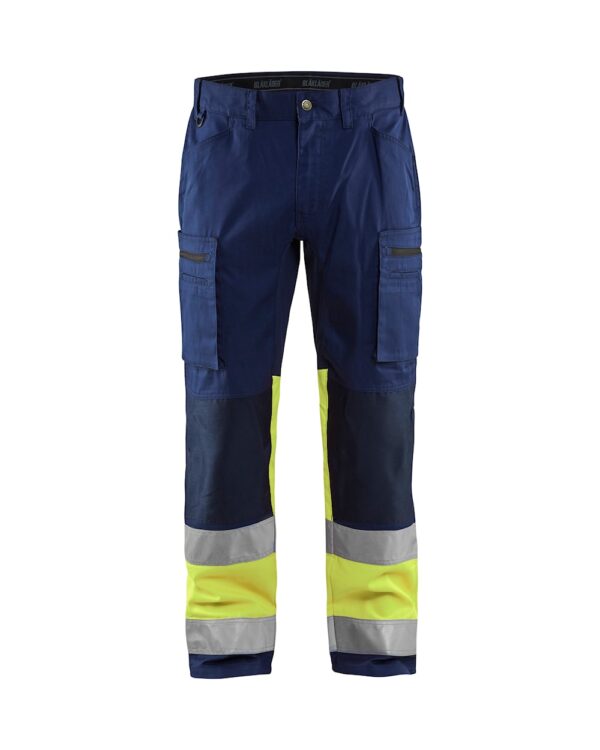 Blåkläder Werkbroek 1551 High Vis Werkbroek met stretch - Afbeelding 6