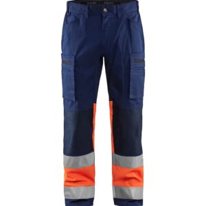Blåkläder Werkbroek 1551 High Vis Werkbroek met stretch