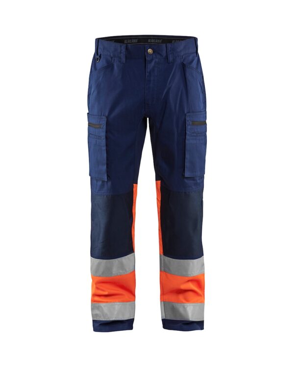 Blåkläder Werkbroek 1551 High Vis Werkbroek met stretch