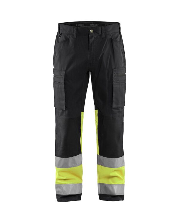 Blåkläder Werkbroek 1551 High Vis Werkbroek met stretch - Afbeelding 3