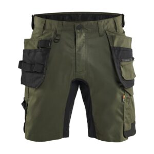 Blåkläder Werkbroek 1752 Short 2-weg stretch met gereedschapszakken