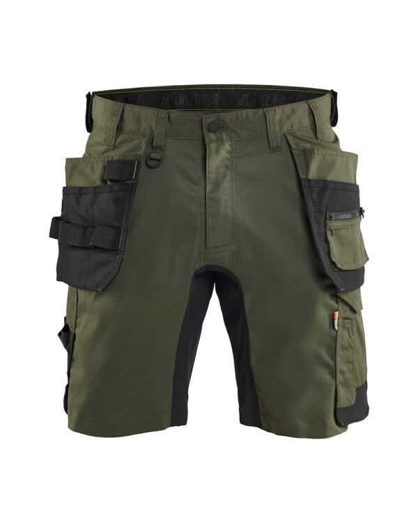Blåkläder Werkbroek 1752 Short 2-weg stretch met gereedschapszakken
