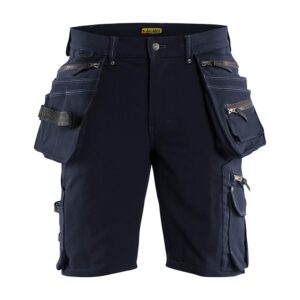 Blåkläder Werkbroek 1988 Short 4-weg stretch met gereedschapszakken