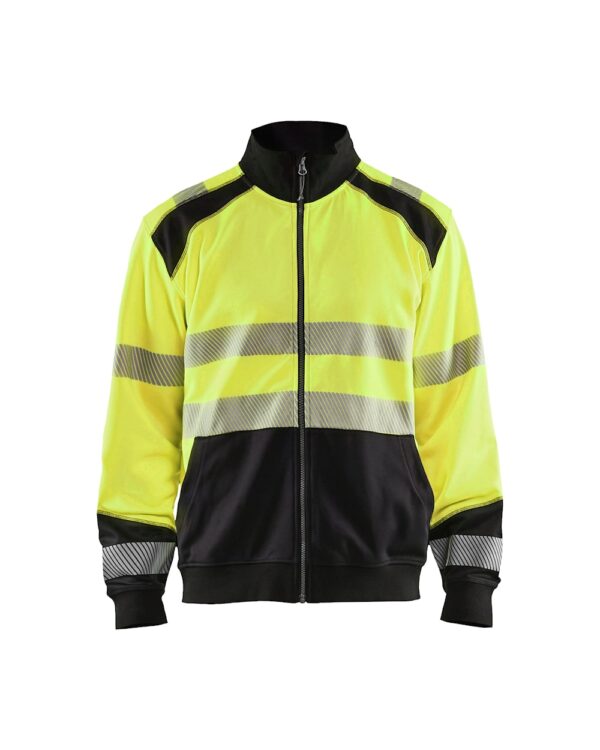 Blåkläder Sweatvest 3558 Sweatshirt met rits High Vis - Afbeelding 2