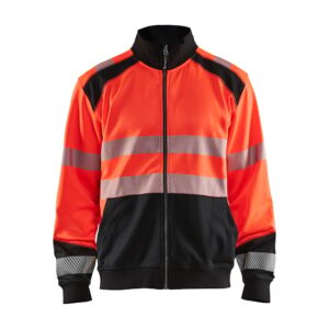 Blåkläder Sweatvest 3558 Sweatshirt met rits High Vis