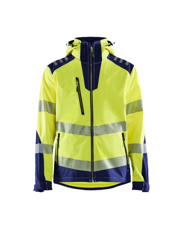 Blåkläder Werkjas 4491 Softshell jack High Vis - Afbeelding 5