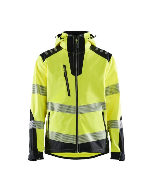 Blåkläder Werkjas 4491 Softshell jack High Vis - Afbeelding 3