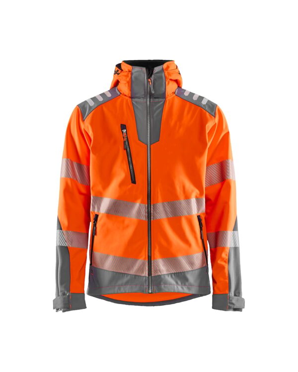 Blåkläder Werkjas 4491 Softshell jack High Vis - Afbeelding 2