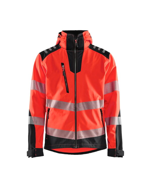 Blåkläder Werkjas 4491 Softshell jack High Vis - Afbeelding 6