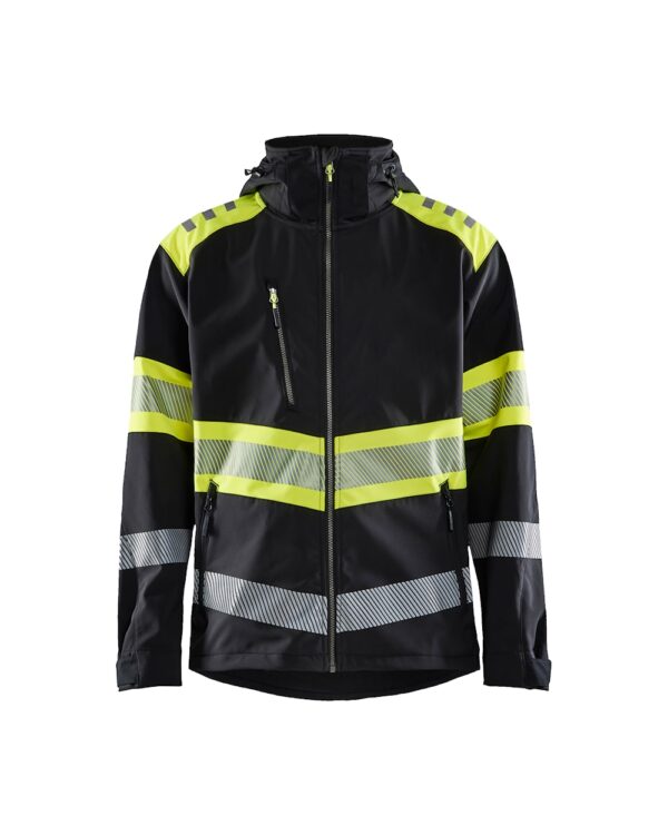 Blåkläder Werkjas 4494 Softshell jack High Vis - Afbeelding 3