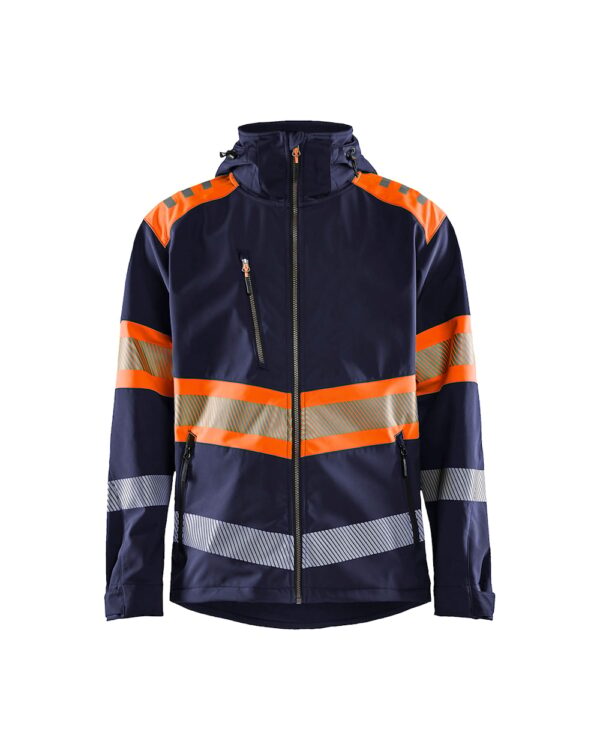Blåkläder Werkjas 4494 Softshell jack High Vis - Afbeelding 4