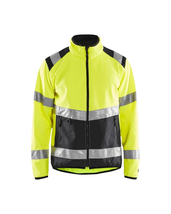Blåkläder Werkjas 4877 Softshell jack High Vis - Afbeelding 3