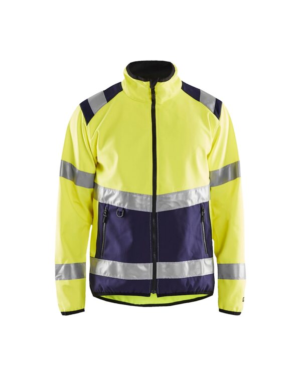 Blåkläder Werkjas 4877 Softshell jack High Vis - Afbeelding 4