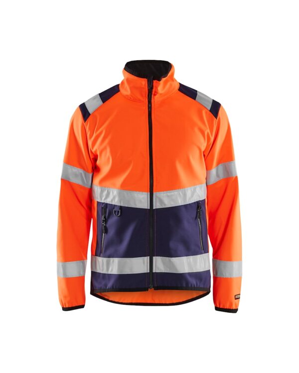 Blåkläder Werkjas 4877 Softshell jack High Vis - Afbeelding 5