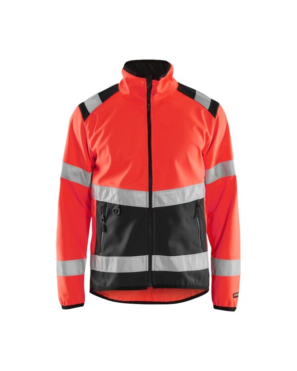 Blåkläder Werkjas 4877 Softshell jack High Vis - Afbeelding 2
