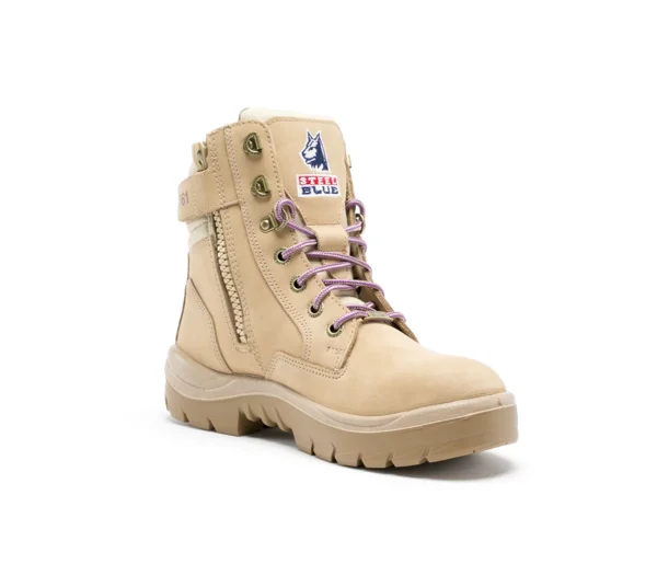 Steel Blue Werkschoenen 592761 Southern Cross Zip Hoog Ladies S3 Sand