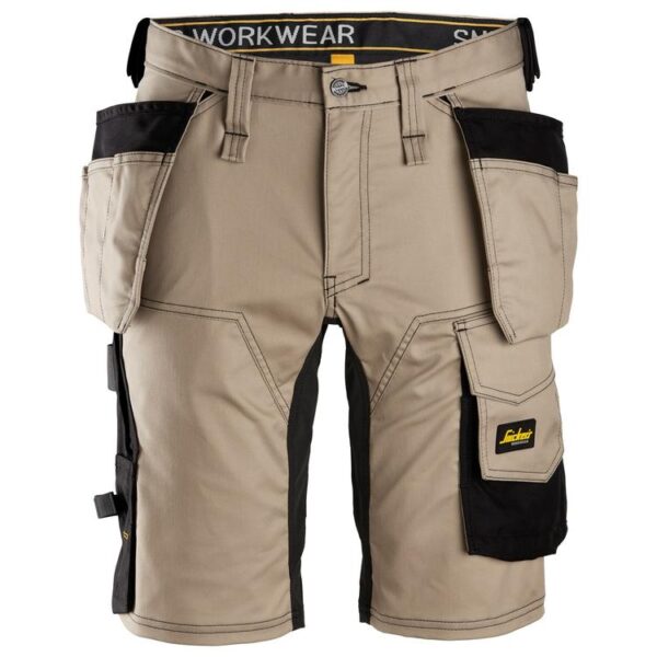 Snickers Werkbroek 6141  AllroundWork, Stretch Korte Broek met Holsterzakken