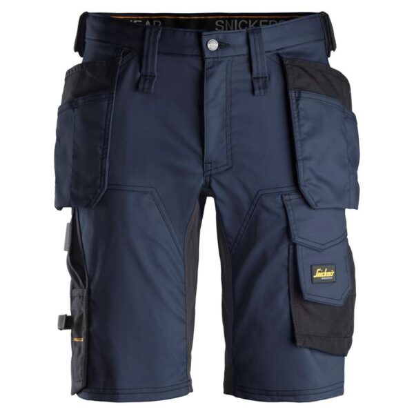 Snickers Werkbroek 6141  AllroundWork, Stretch Korte Broek met Holsterzakken - Afbeelding 2