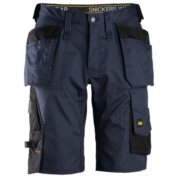Snickers Werkbroek 6151  AllroundWork, Stretch Loose fit Korte Werkbroek met Holsterzakken - Afbeelding 2