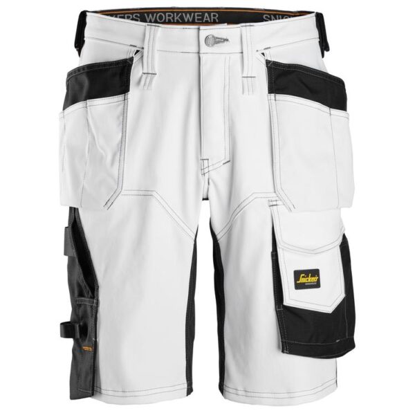 Snickers Werkbroek 6151  AllroundWork, Stretch Loose fit Korte Werkbroek met Holsterzakken - Afbeelding 4