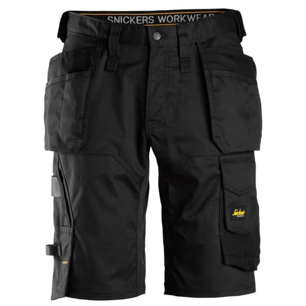 Snickers Werkbroek 6151  AllroundWork, Stretch Loose fit Korte Werkbroek met Holsterzakken