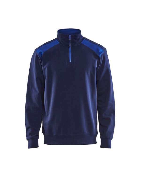 Blåkläder Sweater 3353 Sweatshirt bi-colour met halve rits - Afbeelding 10