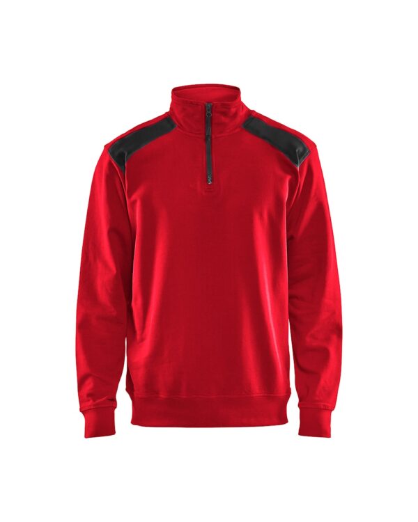 Blåkläder Sweater 3353 Sweatshirt bi-colour met halve rits - Afbeelding 15