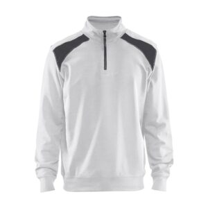 Blåkläder Sweater 3353 Sweatshirt bi-colour met halve rits