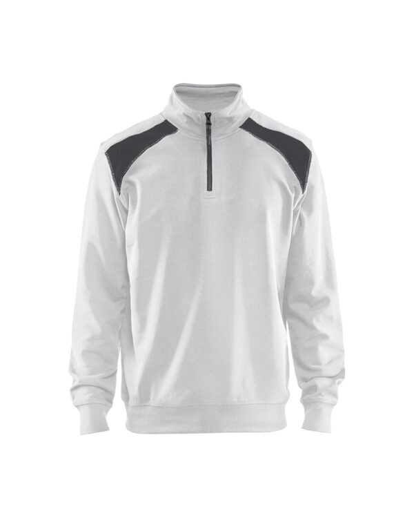 Blåkläder Sweater 3353 Sweatshirt bi-colour met halve rits