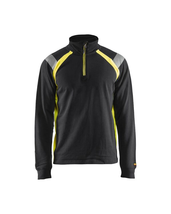 Blåkläder Sweater 3432 Sweatshirt met halve Rits Visible - Afbeelding 2